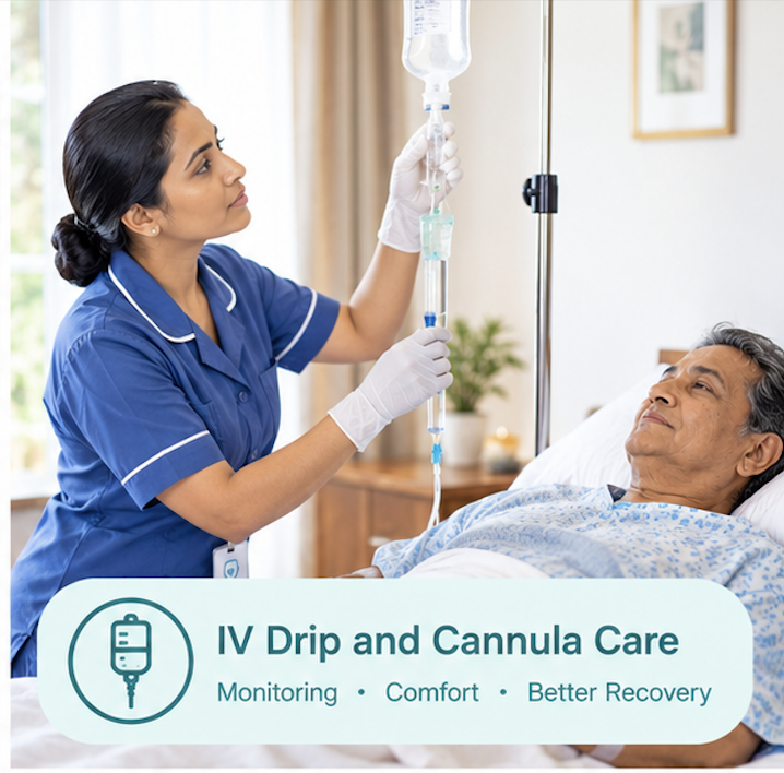 IV Drip and Cannula Care service